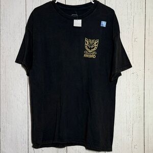 NWT Acid Wash Black GM Firebird Car Casual Streetwear Short Sleeve Tee Size XL